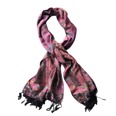  Womens  Size L Multicoloured Paisley Scarf / Shawl 174 x 70 cm